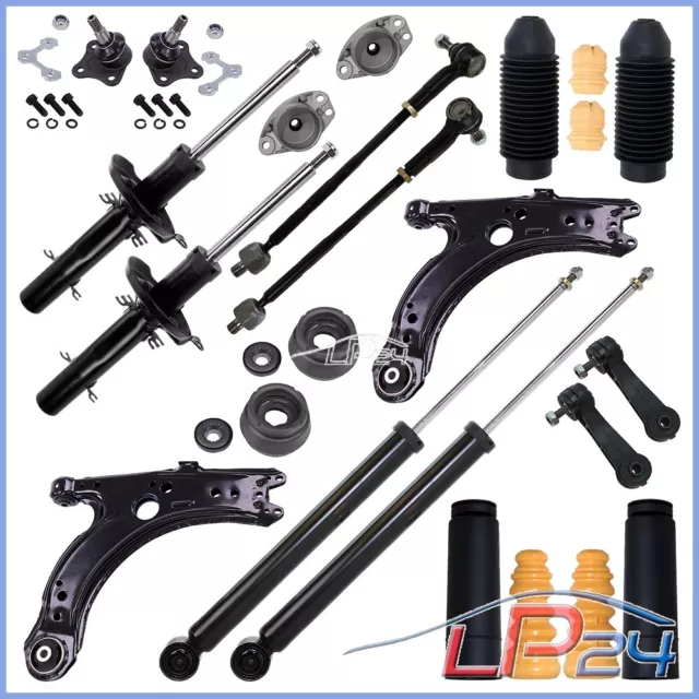 Kit Complet 4X Amortisseur+Pièces Suspension De Roue Avant Pour Seat Leon 99-06