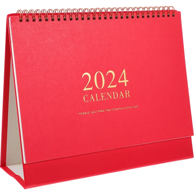 DESKTOP 2024 CALENDAR Monthly Calendar Office Standing Calendar Large