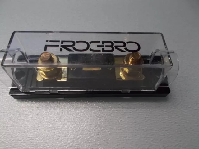 Frogpro Sample 150 Amp Fuse mounted in a plastic shell