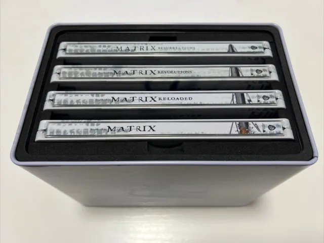 The Matrix 1-4 Deja Vu Collection Boxset 4K UHD Blu-ray SteelBook U.K. Exclusive