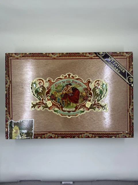 Flor de las Antillas | Sun Grown Robustos Wood Cigar Box Empty - 9" x 6" x 1.75"