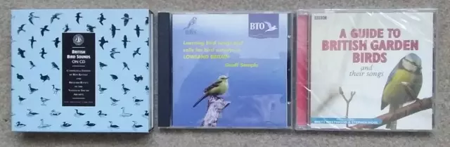 British Bird Sounds On CD Lowland Britain Geoff Sample Guide to Garden Birds