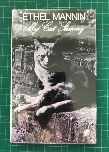 My Cat Sammy Vintage HB Book & DJ By Ethel Mannin 1st Edition 1971 JC1026