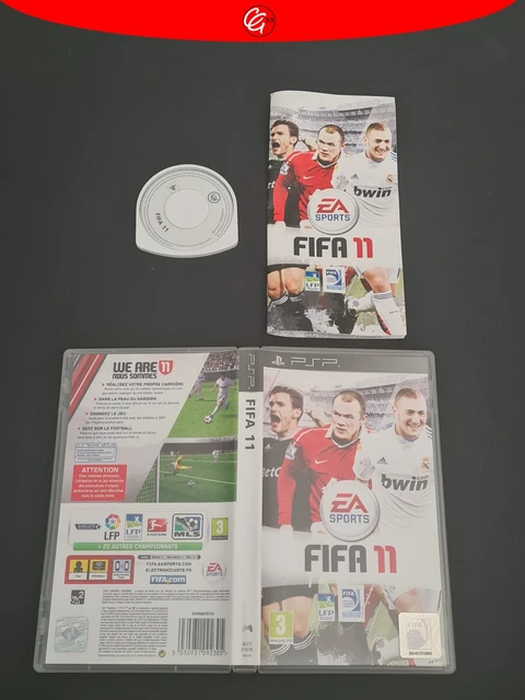 Jeu FIFA 11 PSP - Version FR Complète (boîte, Notice) - Bon état - Envoi Suivi Inclus