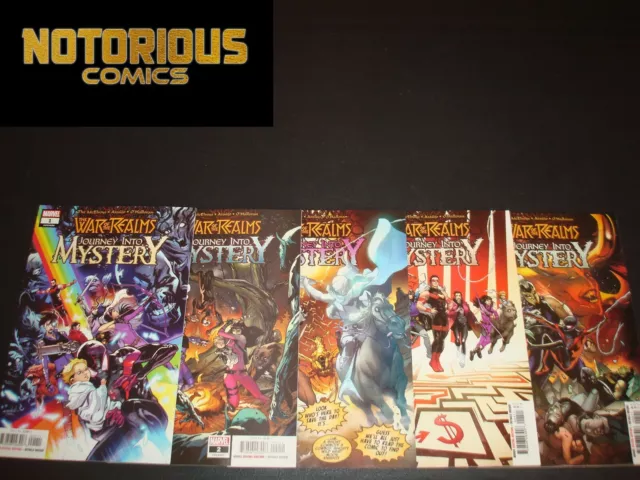 War of the Realms Journey into Mystery 1-5 Complete Comic Lot Run Set Marvel