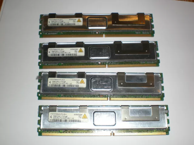 8GB = 4x 2GB Server RAM ECC aus HP Server