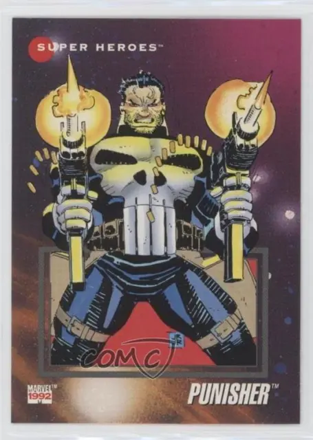 1992 Impel Marvel Universe Series III Super Heroes Punisher #28 01ba