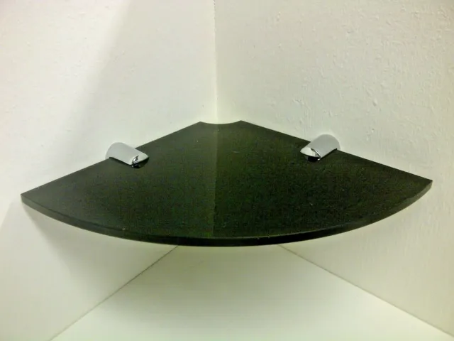Acrylic Perspex® Corner Shelf With Cable Way for Small Speakers, Webcam or Phone