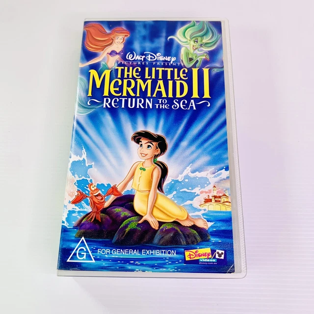 WALT DISNEY THE Little Mermaid II 2 Return To The Sea VHS Video Tape ...