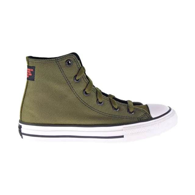 Converse Chuck Taylor All Star Hi Little Kids' Shoes Surplus Olive-Black 366109F