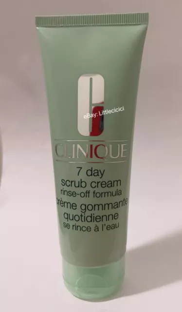 Clinique 7 Day Scrub Cream Rinse-off Formula 3.4fl.oz / 100ml NEW