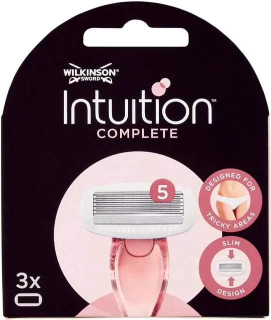Wilkinson Schwert Intuition Komplette Rasierklingen 3Er-Pack Neu