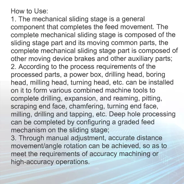 Translation Stage Manual Angle Micrometer Dispplacement Platform 60x60mm US