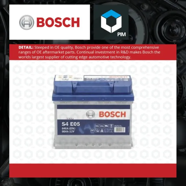 GENUINE BOSCH CAR Battery 0092S40190 S4019 Type 055 40Ah 330CCA Top Quality  New £77.65 - PicClick UK