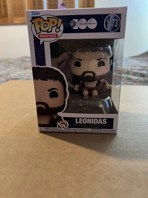Funko Pop! Movies: LEONIDAS #1473 "300" Movie WB 100th Anniversary IN HAND!!!