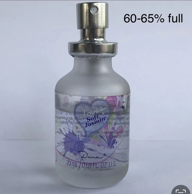 LOVE'S Soft Jasmin 0.69 oz Cologne Mist No Box missing cap ******READ