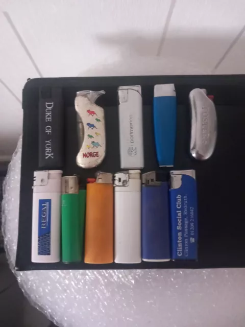 Joblot - Refillable Cigarette Lighters - Bic - Unilite - V3i - Clipper