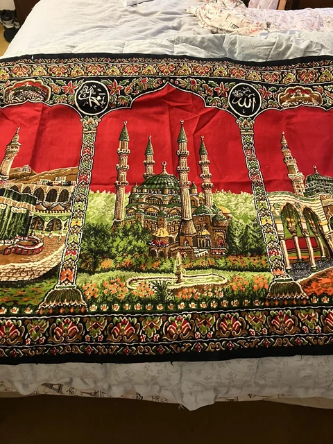 58” X 30” Middle Eastern Souvenir Wall Tapestry  Palace