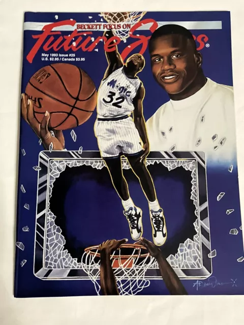 Beckett Future Stars Shaq Shatters Backboard Cover May 1993 Issue #25