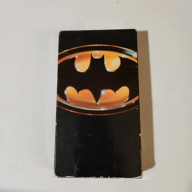 1989 Batman VHS Movie Michael Keaton Jack Nicholson Tim Burton Kim Basinger