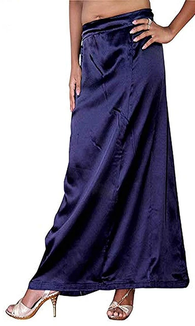 Jupon Femme Coton Longue Taille Libre Bleu Ciel Fait Main Inde Style Vintage