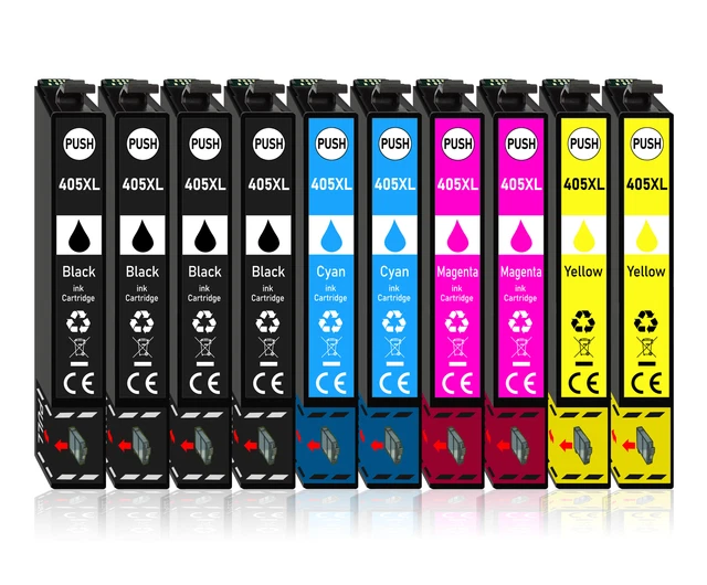 Set 10 cartucce stampante compatibili con Epson WF-7835DTWF