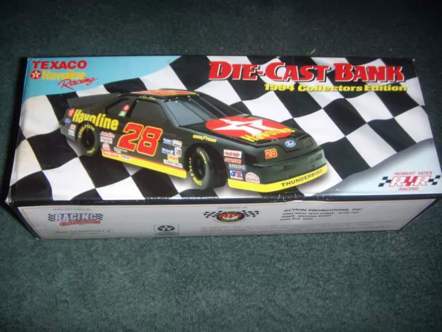 Racing Collectible 1994 Nascar #28 Ernie Irvan Havoline Die Cast Car Bank #1121