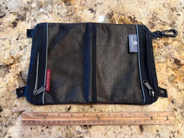 Eagle Creek Travel Pack-It™ Gear Pouch M Black New Nwot Folding Rare Model Snap