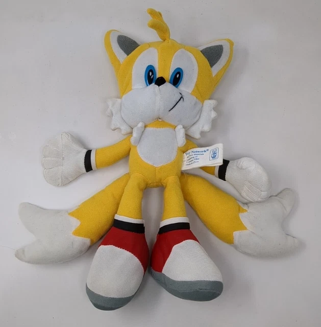VINTAGE SONIC X Tails Floppy Toy Network Sonic Hedgehog Project 11