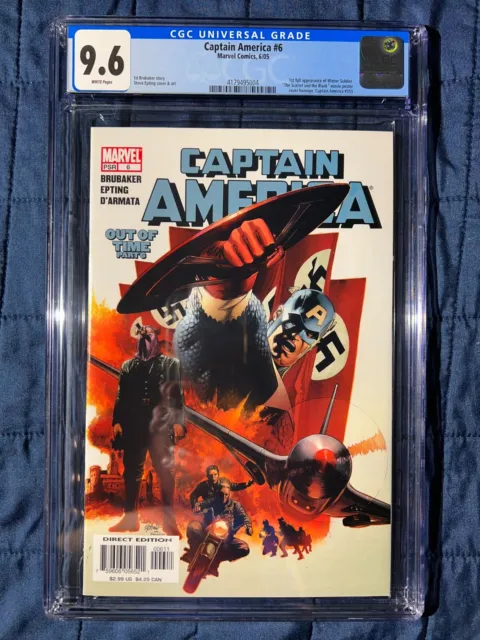 Captain America #6 CGC 9.6 1st Appearance of Winter Soldier