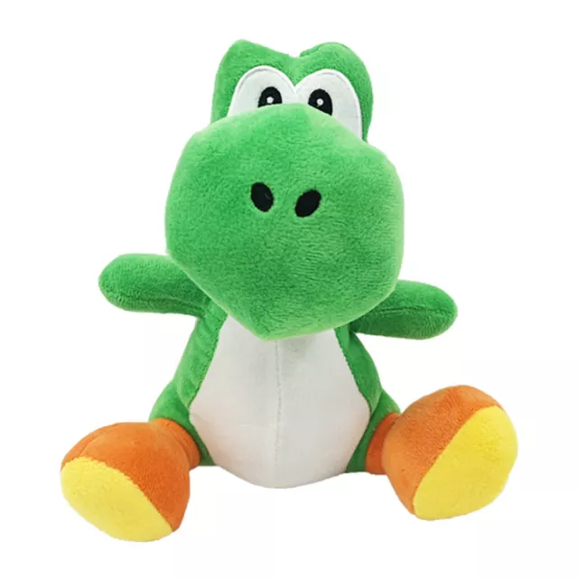 Super Mario Bros Green Running Yoshi Plush Toy Stuffed Doll Kids Birthday Gifts 3