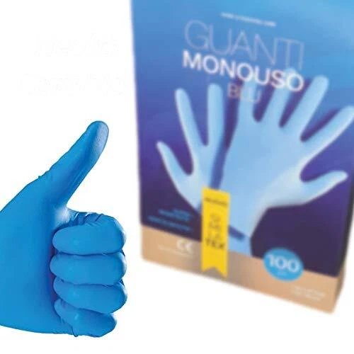 DEALO 100 PC Guantes Disponible Similatex Azul (Tamaño M)