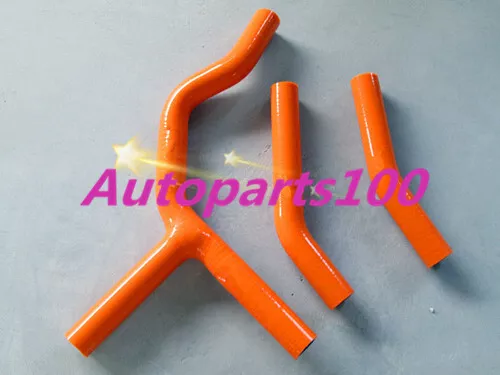 Orange Hose 125SX 200SX 2003-2006 For KTM 125/200 SX Silicone Radiator 04 05