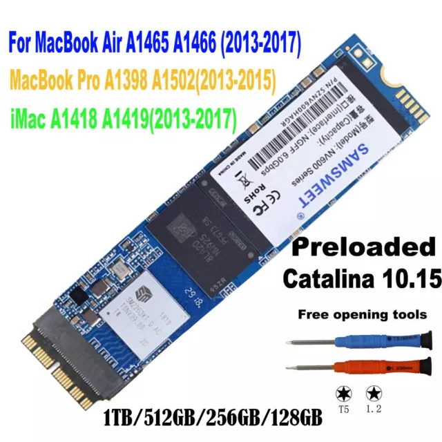 NEW 512GB SSD for 2013 2014 2015 MacBook Air A1465 A1466 MacBook Pro A1502 A1398