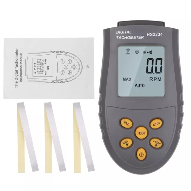 Non contact Measurement Tachometer RPM Speed Meter H 234 Precise Readings