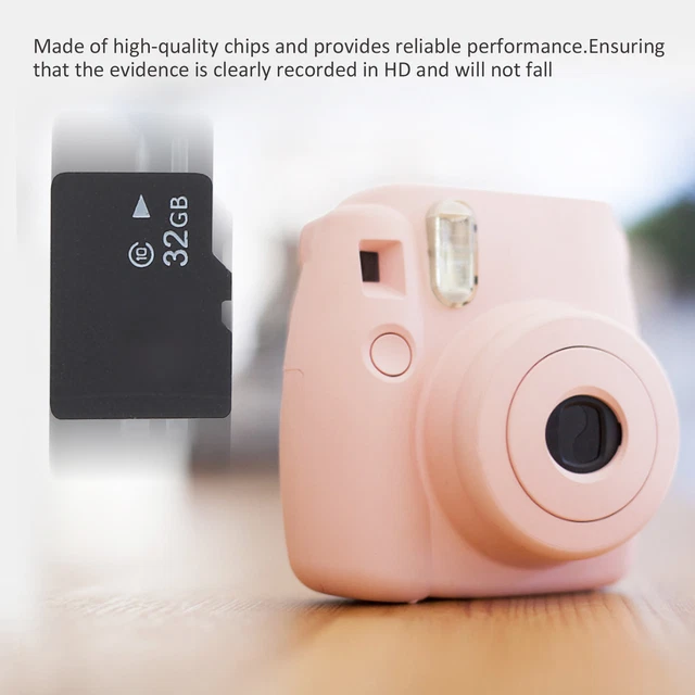 Tarjeta de memoria SD TF almacenamiento de fotos y videos musicales para teléfono con cámara (negro 32 GB)