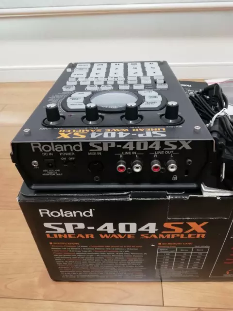 Roland SP-404SX Compact Linear Wave Sampler Portable SD1GB 100-240V W/ Box JPN 3
