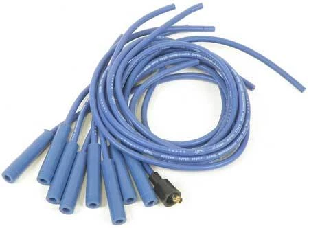 Accel; 6/8 Cylinder; Universal Fit; Blue Super Stock 8mm Spark Plug Wire Set;