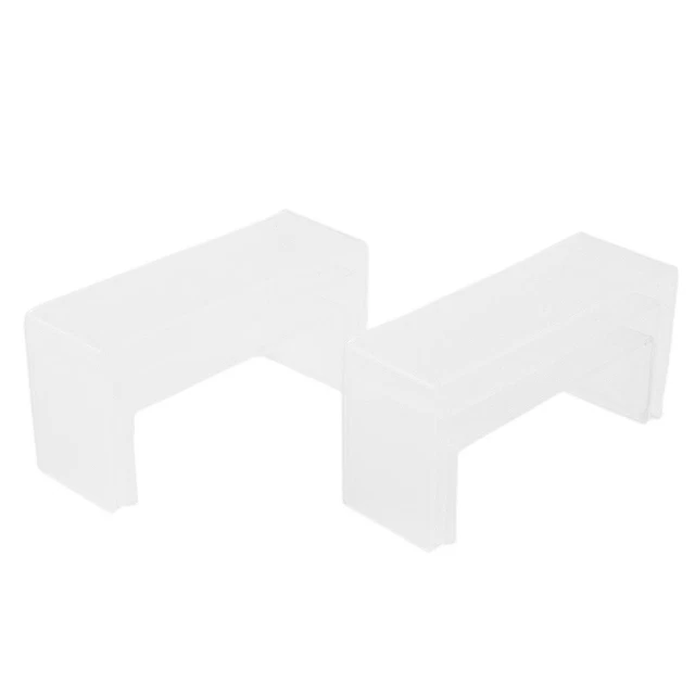 Lot De 25 Chevalets De Présentation En Acrylique Transparent - Support Triangulaire 5.3 X 5.5 Cm Pour Pièces, Médailles, Badges - 11