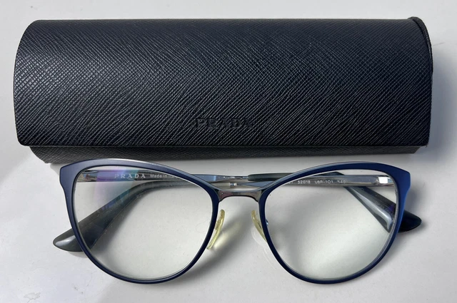 RARE Authentic PRADA Eyeglasses Frame With case and cleaning cloth