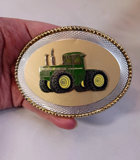 Vintage John Deere Tractor Belt Buckle!