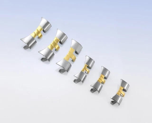 Cinturino Samsung Watch 6 Estremità Cinturino Orologio (Maglia Giubileo) Curva In Tono Argento – Per Misure 12mm, 13mm, 14mm, 18mm, 19mm, 20mm - Foto 10