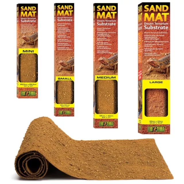 Sand Mat Substrate EXO TERRA Reptile Terrarium Vivarium Desert Hygienic Safe