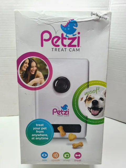 Petzi Wi-Fi Cámara para mascotas y dispensador de golosinas PET0025