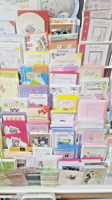 2000 GREETINGS & BIRTHDAY  NEW  wholesale  CARDS job lot free post