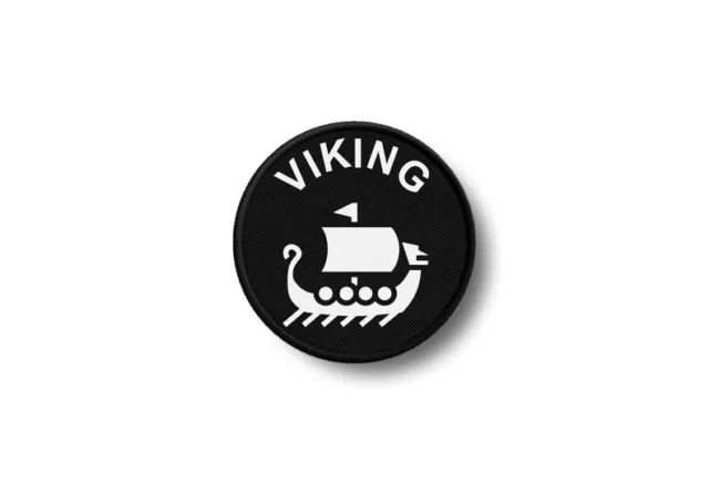 Parche Insignia Capa de Brazos Estampado Termoadhesivo Vikingo