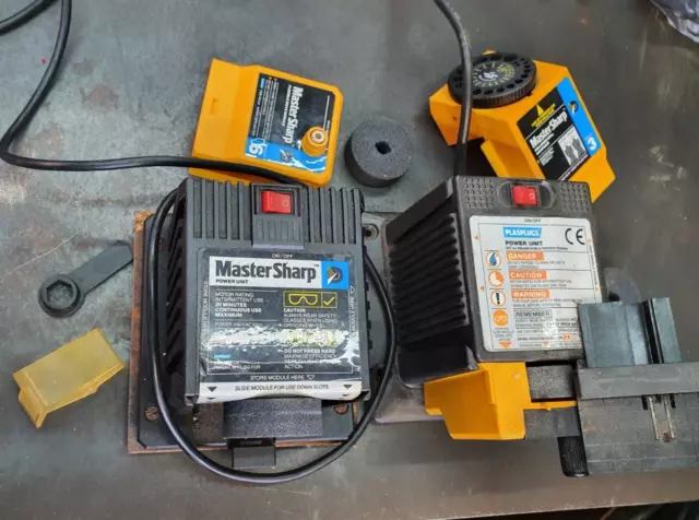 Master Sharp And Plasplug Drill/Tool Sharpening Grinders