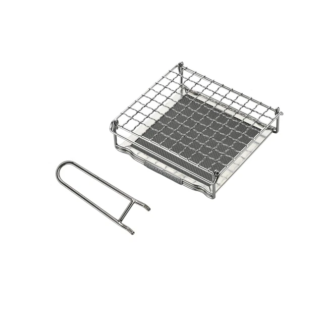 Grille-pain De Camping En Inox - Pliable, Pour Cuisinière à Gaz - Pour Toasts, Sandwichs En Plein Air