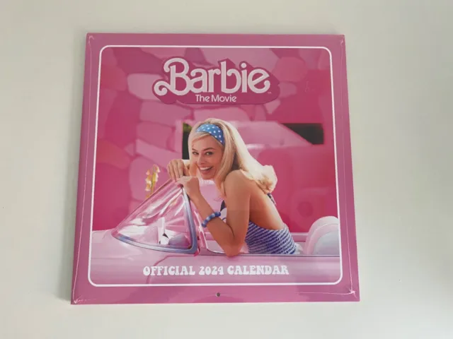 Brand New and Sealed 2024 Barbie The Movie Official Calendar