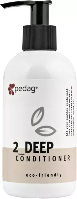 Pedag Deep Conditioner, Eco Friendly Leather Conditioner, Neutral, 7.43 Ounce